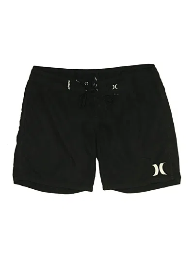 Pre-owned Hurley Board Shorts In Black
