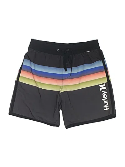 Pre-owned Hurley Board Shorts In Black