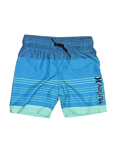 Pre-owned Hurley Kids'  Board Shorts In Blue