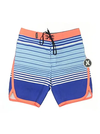Pre-owned Hurley Kids'  Board Shorts In Blue