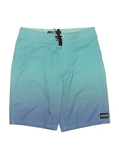Pre-owned Hurley Kids'  Board Shorts In Blue