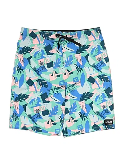 Pre-owned Hurley Kids'  Board Shorts In Blue