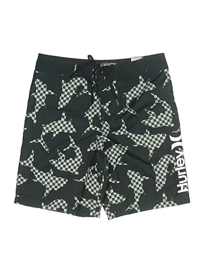 Pre-owned Hurley Board Shorts In Green