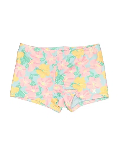 Pre-owned Hurley Kids'  Board Shorts In Pink
