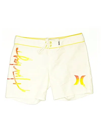 Pre-owned Hurley Board Shorts In Yellow