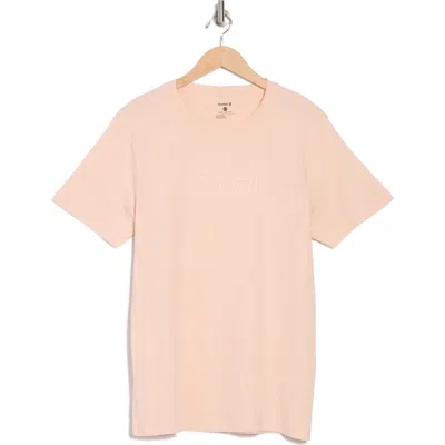 Hurley Boxed Logo Cotton T-shirt In Neutral