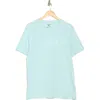 Hurley Boxed Logo Cotton T-shirt In Teal Tinted