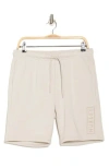 Hurley Boxed Logo Fleece Shorts In Neutral