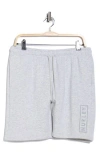 Hurley Boxed Logo Fleece Shorts In Gray