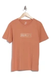 Hurley Boxed Logo Graphic T-shirt In Brown