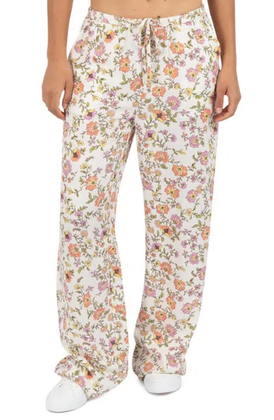 Hurley Breezy Crepe Beach Pants In Brown