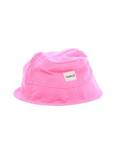 Pre-owned Hurley Kids'  Bucket Hat In Pink