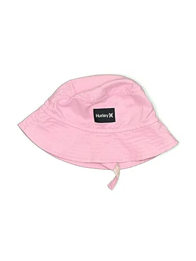 Pre-owned Hurley Babies'  Bucket Hat In Pink