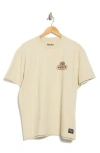 Hurley Built Logo Cotton Graphic T-shirt In Neutral