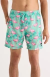Hurley Cannonball Volley Swim Trunks In Blue