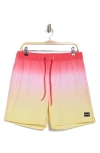 Hurley Cannonball Volley Swim Trunks In Multi