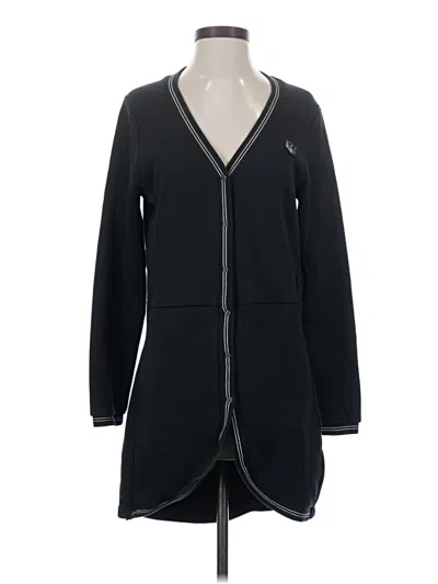 Pre-owned Hurley Cardigan Sweater In Black