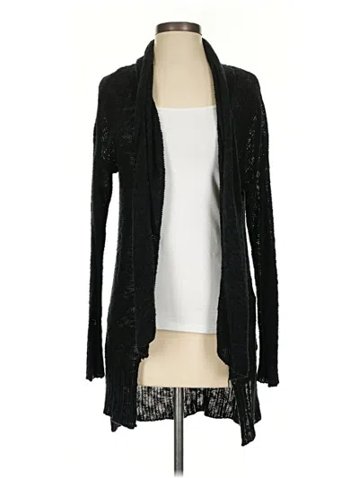 Pre-owned Hurley Cardigan Sweater In Black
