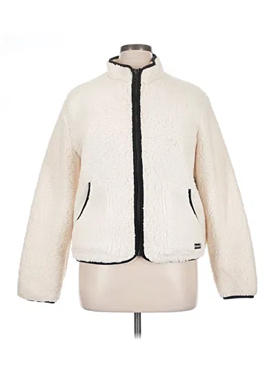 Pre-owned Hurley Cardigan Sweater In White