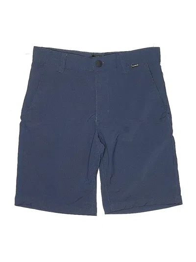 Pre-owned Hurley Cargo Shorts In Blue