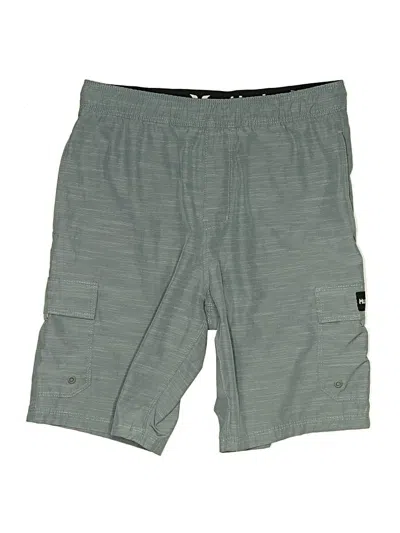 Pre-owned Hurley Kids'  Cargo Shorts In Green