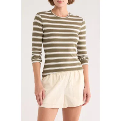 Hurley Carmel Stripe Long Sleeve T-shirt In Black