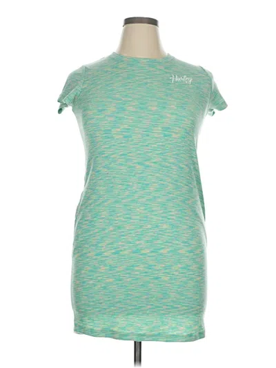 Pre-owned Hurley Casual Dress In Blue