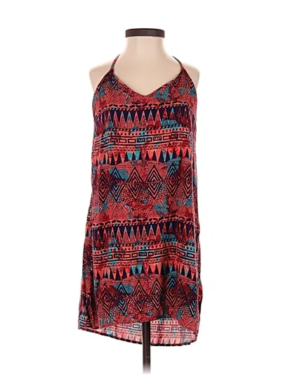 Pre-owned Hurley Casual Dress In Red