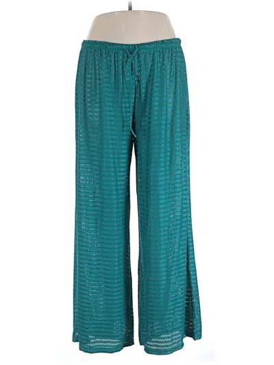 Pre-owned Hurley Casual Pants In Teal