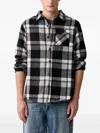 Hurley Check-pattern Button-up Shirt In Black