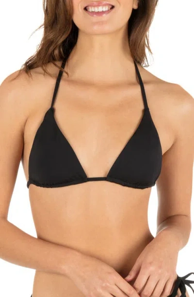 Hurley Classic Triangle Bikini Top In Black