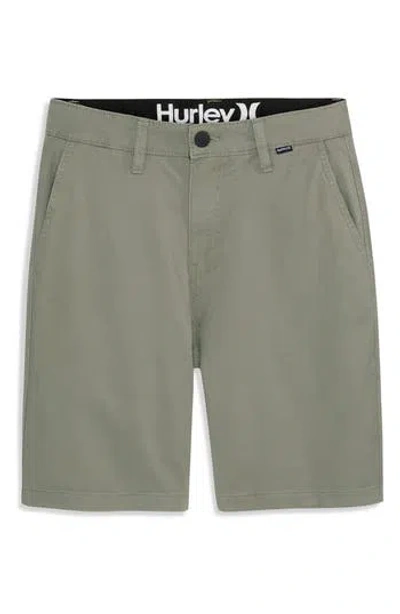 Hurley Classic Twill Walking Shorts In Olive/khaki