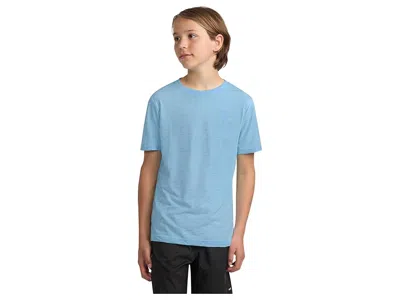 Hurley Cloud Slub Crew Neck T-shirt (big Kid) Boy's T Shirt Blue Ice : Sm (8 Big Kid), Cotton/polyester