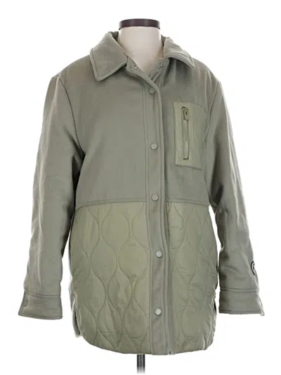 Pre-owned Hurley Coat In Green