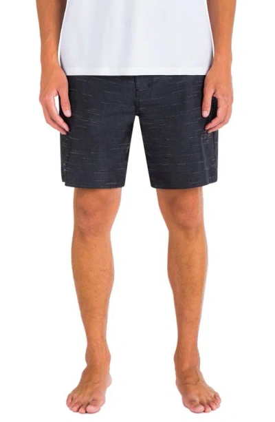 Hurley Cole Cotton Shorts In Black