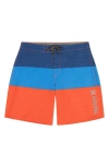 Hurley Colorblock Board Shorts In Bright Red