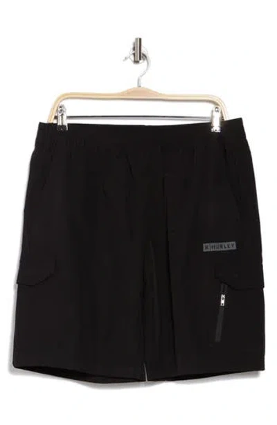 Hurley Command Cargo Shorts In Black