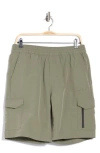 Hurley Command Cargo Shorts In Olive Grey