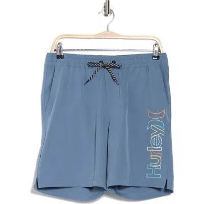 Hurley Crossover Volley Swim Trunks In Blue