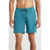 Hurley Crossover Volley Swim Trunks In Blue
