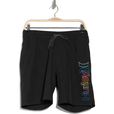 Hurley Crossover Volley Swim Trunks In Black