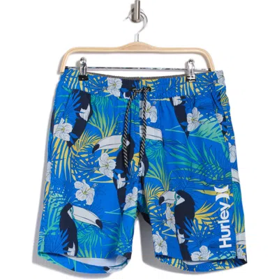 Hurley Cuba Volley Swim Trunks In Whirlpool