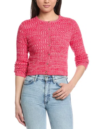 Hurley Day Trip Cardigan In Red