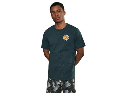 Hurley Dead Shred Slub Short Sleeve In Blue