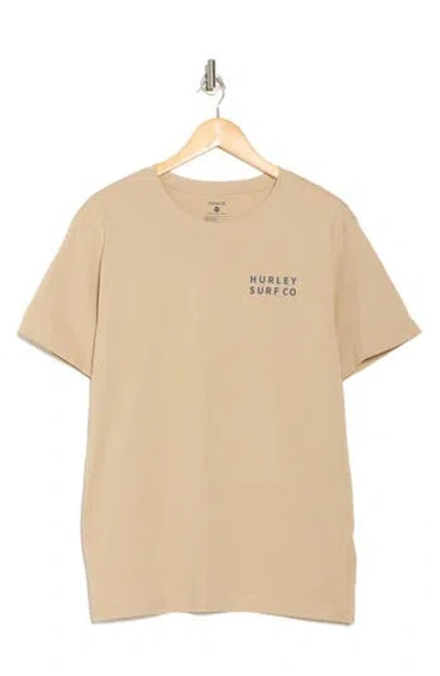 Hurley Diamond Sunrise Cotton Graphic T-shirt In Brown