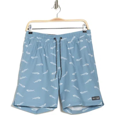 Hurley Ditsy Bone Volley Swim Shorts In Gladiator Grey