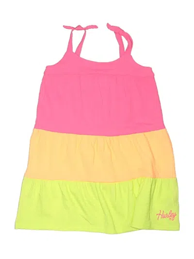Pre-owned Hurley Kids'  Dress In Pink