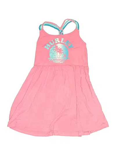 Pre-owned Hurley Kids'  Dress In Pink