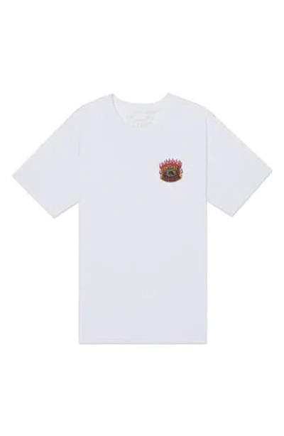 Hurley Evd Bowls Graphic Print T-shirt In White
