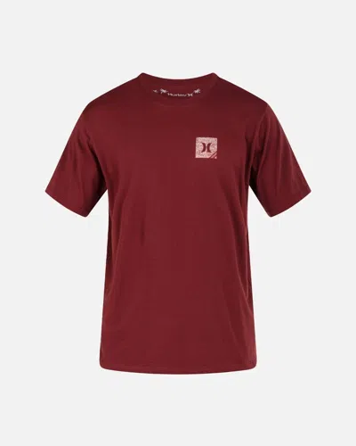 Hurley Everyday Corner T-shirts Men's Matador Cotton Short Sleeve Fts255 In Red